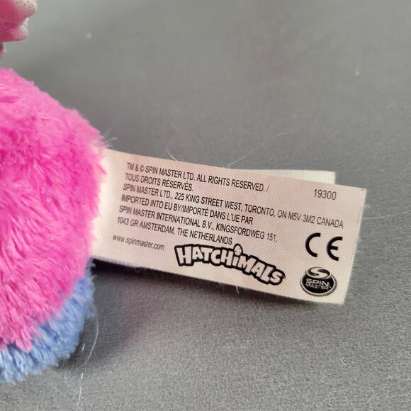 Hatchimals Pink Unicorn Dragon Plush 6" Spin Master Stuffed Toy - Picture 11 of 14